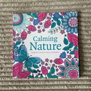 🦋 Calming Nature Adult Coloring Book – Brand New & Beautifully Illustrated! 🌿🎨